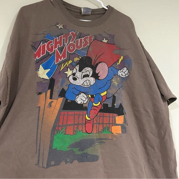Vintage Mighty Mouse Cartoon Shirt - Picture 2 of 3